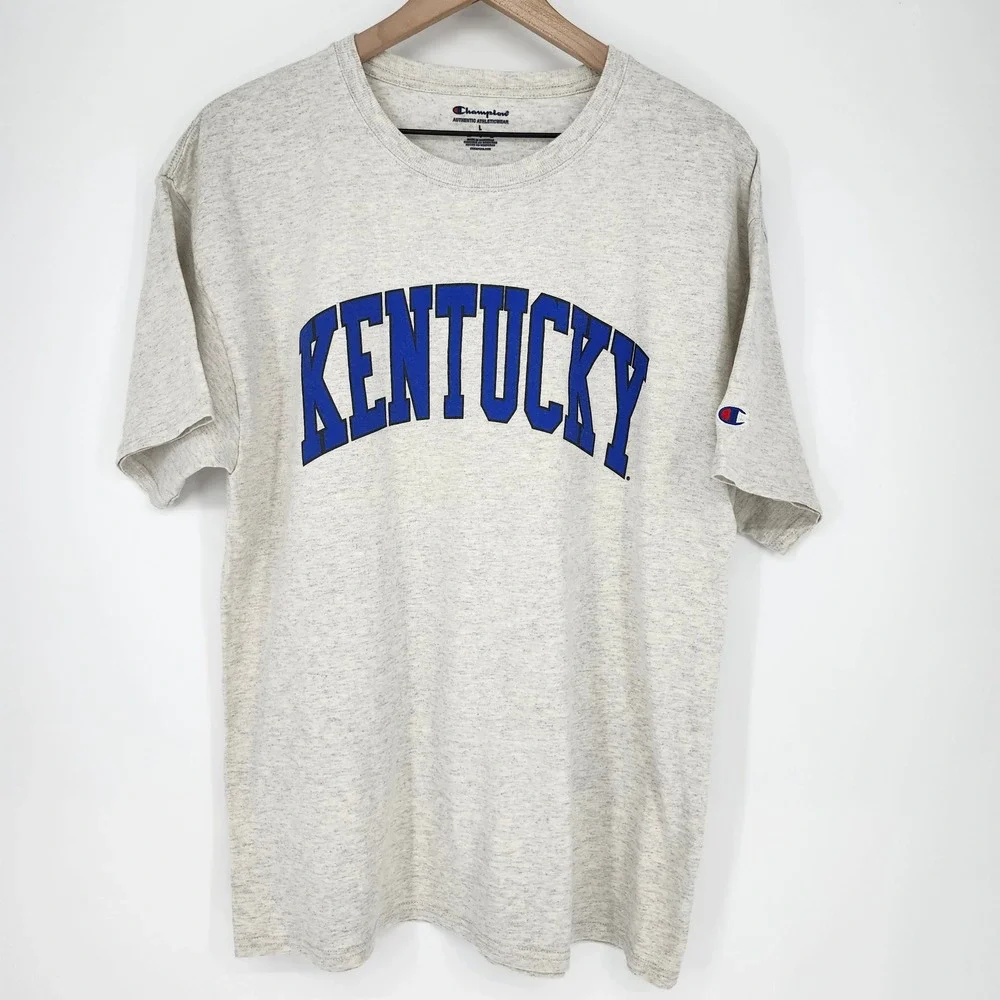 Champion Kentucky Wildcats Spellout T Shirt Mens Large Gray Sporty‎ Game Day - Picture 2 of 7